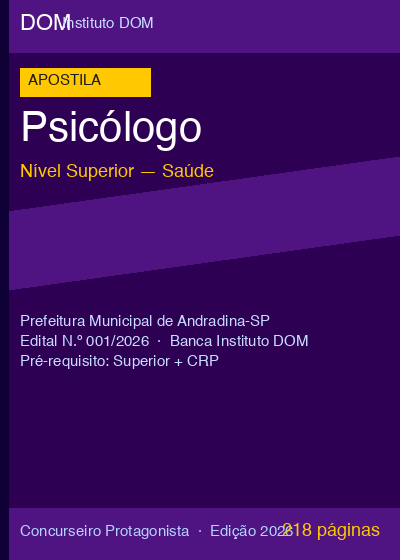 Apostila Psicólogo